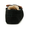 thumbnail image 4 of Joyspun Women's Suede Moccasin Slippers, Wide Width Available, 4 of 5