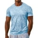 thumbnail image 1 of Camiseta de Cuello Redondo Deportiva de Manga Corta para Hombres, Mezcla de Algodón Del 95% para el Gimnasio Y la Construcción Muscular, 1 of 5