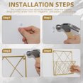 thumbnail image 3 of COMPUKAS Magazine Stand Metal Magazine Rack Wire Frame File Holder for Home 1Pack, 3 of 7