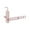 Pink, variant on Over the Door Foldable Clothes Hanger Rack Portable 7-Hook Organizer for Travel RV and Hotel Use(White,33X23.5cm)
