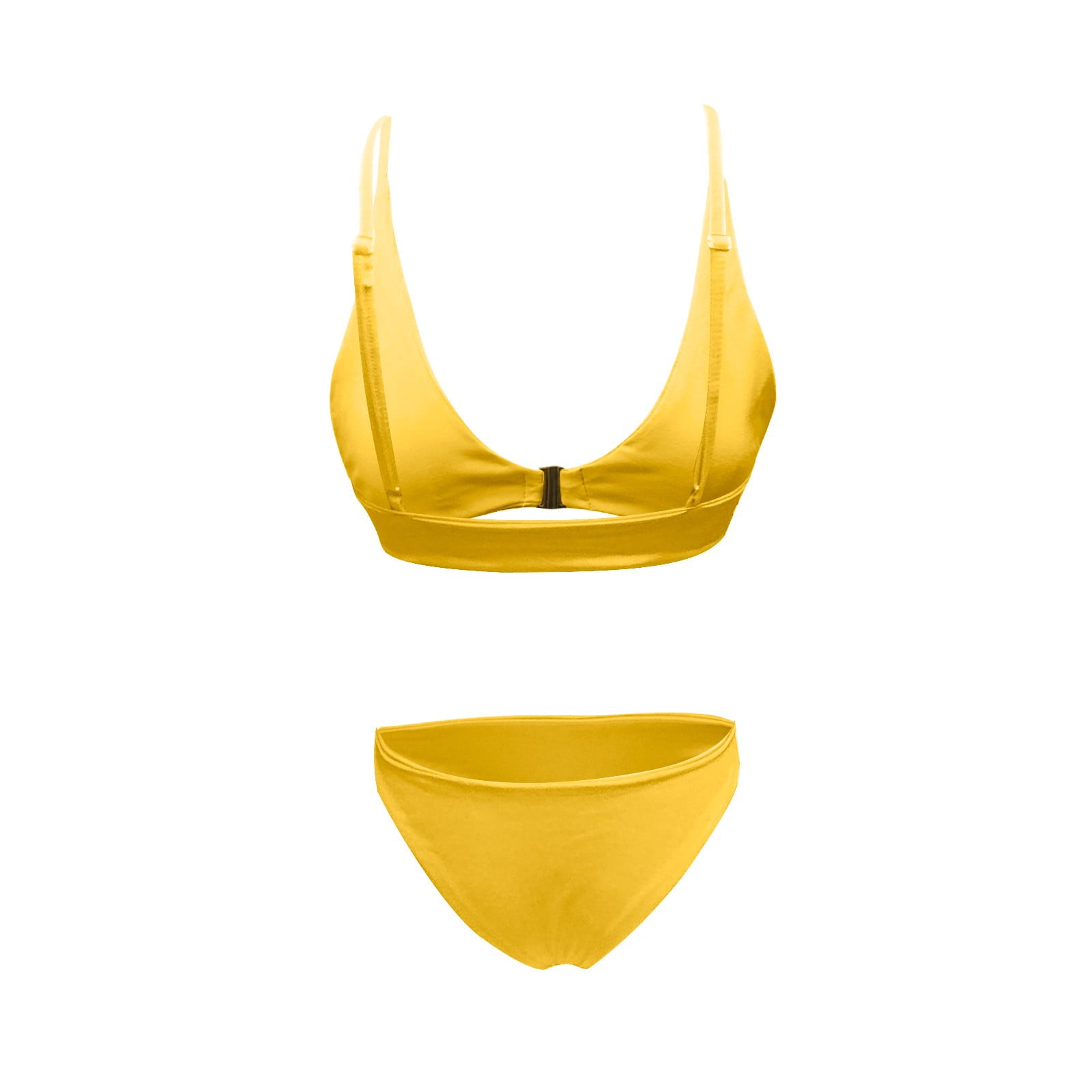 yellow bikini top walmart