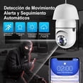 thumbnail image 4 of TRENDS REVOLUTION Cámara de Vigilancia Foco 360°, 1080p HD, Visión Nocturna, Interior/Exterior, 4 of 6