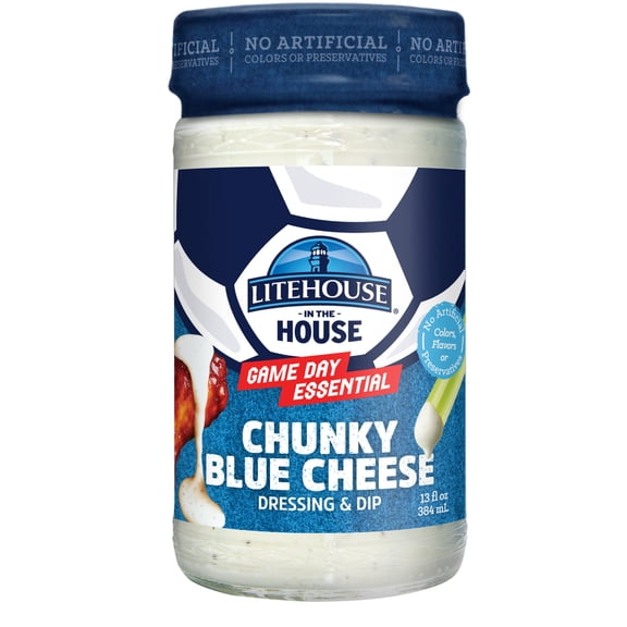 Litehouse Chunky Blue Cheese Dressing & Dip 13 fl oz