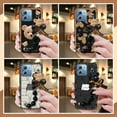 thumbnail image 5 of LYM-Phone Case For MOTO G Stylus 4G 2023, Bear bracelet Back Cover cute Dirt-resistant silicone Skin-friendly feel soft case Anti-knock protective case Black pearl pendant Cartoon, 5 of 9