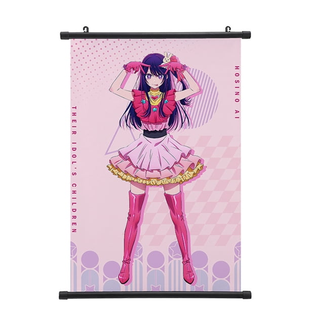 Póster de pintura mural sobre lienzo Oshis No Ko Hoshinos Ai
