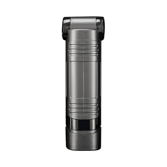 Taicans Butane Torch Lighter - Folding Windproof Outdoor Lighter with Adjustable Dual Blue Flame,Refillable Butane for Cigars/Charcoal/Welding,Safe & User-Friendly Design