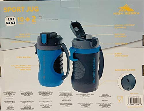 Details about   High Sierra 64oz Max-Hydrate Sport Jugs 2-pack Up to 10 Hours Cold Leak Free Lid