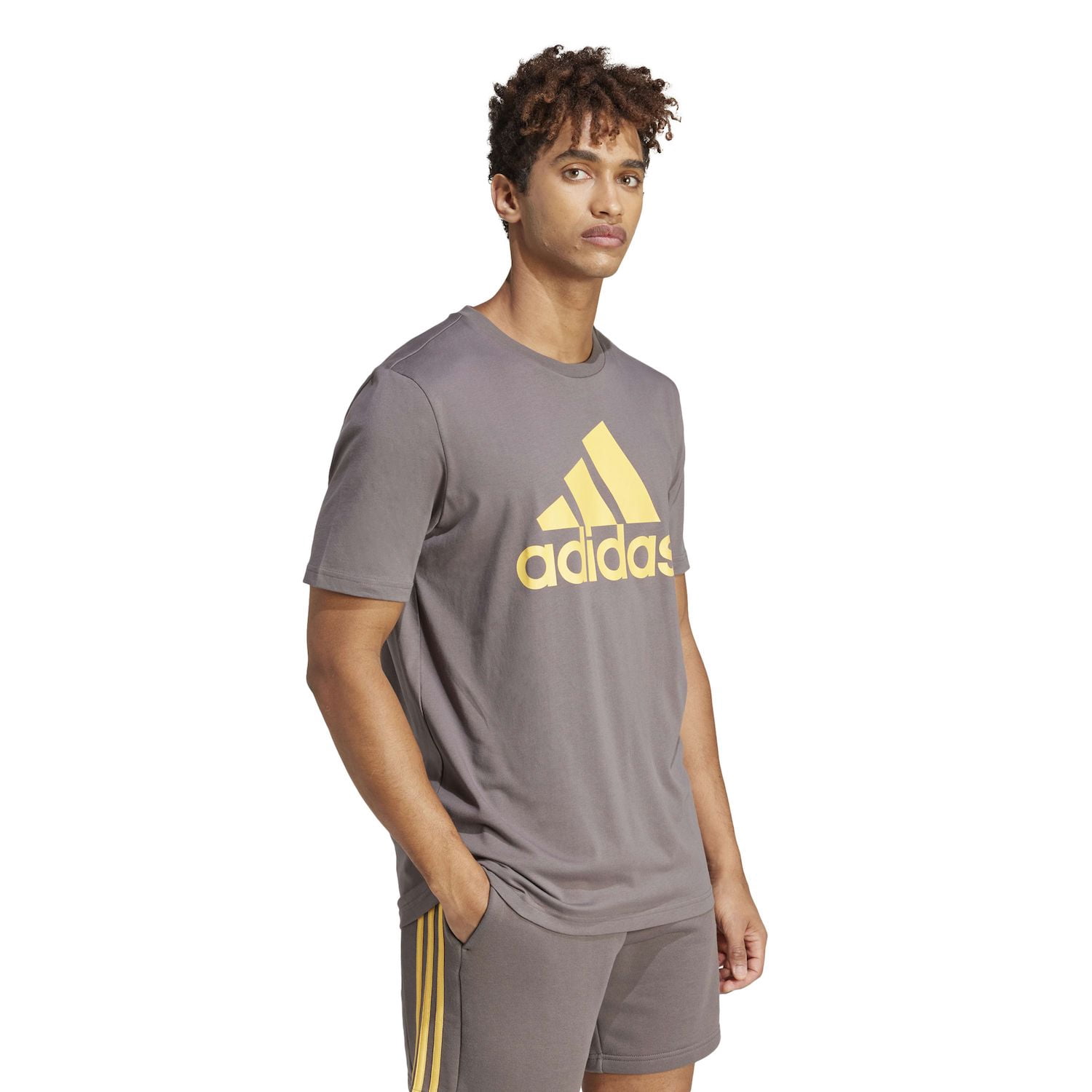Men's adidas Classic Badge of Sport Tee Color: Legend Ink Size: L