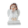 thumbnail image 2 of Estatuilla de Ángel de estilo nórdico para niña, accesorios de fotografía, adorno creativo bonito coleccionable Retro para el hogar, mesa, librería, , estilo c Baoblaze Estatua de ángel, 2 of 8