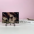 thumbnail image 2 of HENABLE 4PCS Premium Black Iron Plate Stands for Display 4 Inch, Decorative Solid Metal Plate Holders for Displaying, Mini Easel, Frame, Book, Card, Plaque, Bowl, Picture Stands for Display, 2 of 6