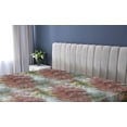 thumbnail image 5 of Ambesonne Floral Fitted Sheet, Gerbera Shadowy Effect Art, Twin XL Size, Pale Maroon Olive Green, 5 of 5