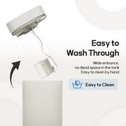 HUMSURE Bedroom Humidifier, 4.5L Cool Mist Floating for Household Plants, Silent Ultrasonic Humidifier, Aromatic Multi-Colour Controllable Light, leak-proof Easy to Clean