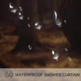 Bathroom Shower Curtain Forest Deers, Waterproof Fabric Shower Curtain