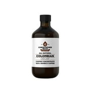 Colombian Decaffeinated Cold Brew Iced Coffee Hot Coffee Liquid Java Concentrate ( 4 Ounce Bottle) Makes 12-16 Cups