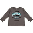 thumbnail image 3 of Inktastic Happy Father's Day- best gift ever Boys or Girls Long Sleeve Toddler T-Shirt, 3 of 5