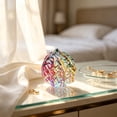 thumbnail image 5 of Colorful Glass Walnut Figurine Ornament,Simulation Walnut Tabletop Decor,Shiny Crystal Style Collectible Statue,Decorative Accent for Shelf Windowsill,Nice Christmas Gift for Collectors and Elders, 5 of 7