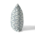 thumbnail image 4 of Wiggle Stripe Slate Blue Throw Pillow, 4 of 4