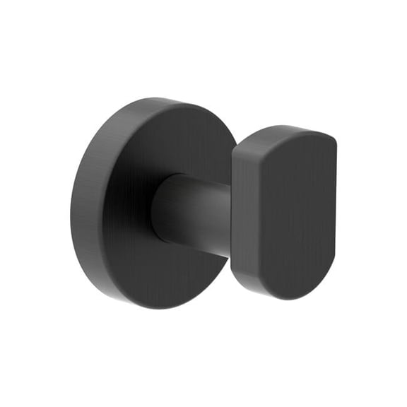 Dia Single Robe Hook in Matte Black