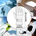 thumbnail image 3 of Winter Gloves for Men and Women, Winter Ski Snow Warm Gloves, Windproof Cold Weather Thermal Gloves, Waterproof Thermal Gloves for Skiing Cycling Motorcycle Running Pattern-B Gray/Male, 3 of 9