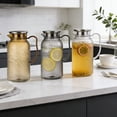 thumbnail image 7 of JHyouerji Plastic Pitchers,Clear Water Pitcher with Removable Lid,Juice Jug for Iced Tea Cold Hot Drink, 7 of 7