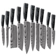 thumbnail image 1 of 10Pcs Japanese Knife Set Damascus Laser Professional Kitchen Knives High Carbon Stainless Steel Chef Knife Slicing Cutter Tools, 1 of 6