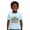 Light Blue, variant on Boys T Shirts Kids Black Month Empowering Short Sleeve T Shirt Girls Tops Beige 1-2 Years