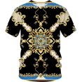 thumbnail image 1 of "Xishao Ropa Interior Hombre Camiseta Blanca Hombre Novedad 3D Golden Chain Print T-Shirt Estilo De Verano De Manga Corta De Lujo Royal Hombres Ropa Hip Hop Tops Y Camisetas" Xishao ropa, 1 of 2