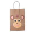 thumbnail image 2 of 25Pcs Kraft Paper Gift Bag Animal Pattern Multipurpose Kraft Bag with Handle for Party, 2 of 14
