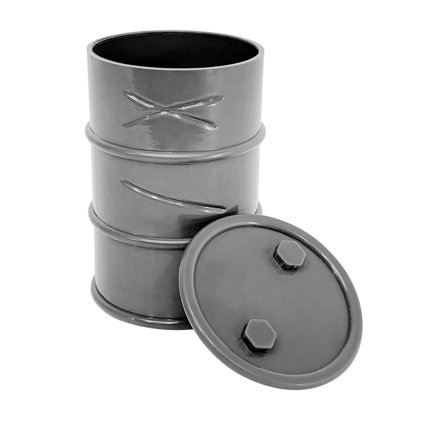 Gray Oil Drum For WWE & AEW Wrestling Action Figures