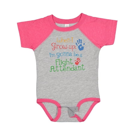 

Inktastic Flight Attendant Future Gift Baby Boy or Baby Girl Bodysuit