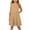 Beige, variant on ATOGUTA Dresses for Girls 4T-14 Sleeveless Casual Summer Outfit School Holiday Clothes Pink