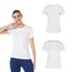 thumbnail image 2 of Playera Peso Completo para Dama, Color Blanco, 90% Algodón, 2 of 3