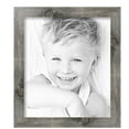 thumbnail image 2 of ArtToFrames 13" x 15" Winter White Barnwood 1.5 Inch Picture Frame, 13x15 inch Brown MDF Poster Frame (WOM-4661), 4 Pack, 2 of 7