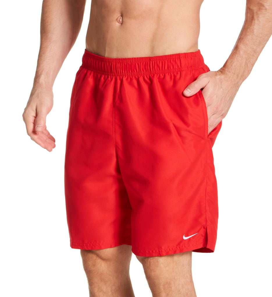 aborto desempleo linda Men's Nike ESSA558 Essential Lap 9 Inch Swim Volley (University Red XL) -  Walmart.com