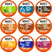 Maud's Decaf Coffee Variety Pack, 80ct. Solar Energy Produced Recyclable Single Serve Decaf Coffee Pods - 100% Arabica Coffee California Roasted, Decaf Variety Pack KCups Compatible Including 2.0