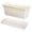 White(1PC), variant on Window Box Planters Pots Rectangular Indoor Outdoor Planter With Drainage Tray Wave Edge Windowsill Planter For Herbs Vegetables Flowers Balcony Garden Home Decor Small Medium Planter Flower Pot
