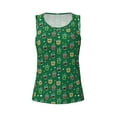 thumbnail image 4 of Lsque Milk Tea Printed Workout Tank Tops for Women, Athletic Sports Tank Tops, Compression Sleeveless Dry Fit Shirts,Sleeveless Yoga Shirt-XX-Large, 4 of 9