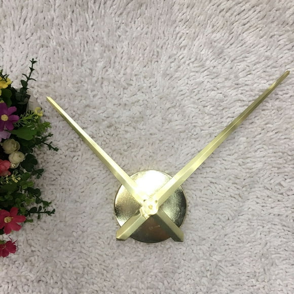 Gold Color Large Wall Clock, 3D Needles, Quartz Mechanism Clock, Creative Hobbies, Home Decor csparkv-eu