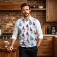 thumbnail image 4 of Mens Christmas Sweater Vests Casual Sleeveless V Neck Knit Pullover Fall, 4 of 7