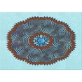 thumbnail image 1 of Ahgly Company Indoor Rectangle Patterned Dull Purple Area Rugs, 3' x 5', 1 of 6