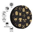 thumbnail image 6 of DouZhe Waterproof Spare Tire Cover, Ancient Warriors Knight Armor Prints Adjustable Wheel Covers Fit for Jeep Trailer RV SUV Car, 16 inch, 6 of 7