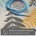 thumbnail image 3 of Well Woven Dorado Mariah Modern Floral Beige Indoor/Outdoor High-Low Pile 9'3" x 12'6" Area Rug, 3 of 8