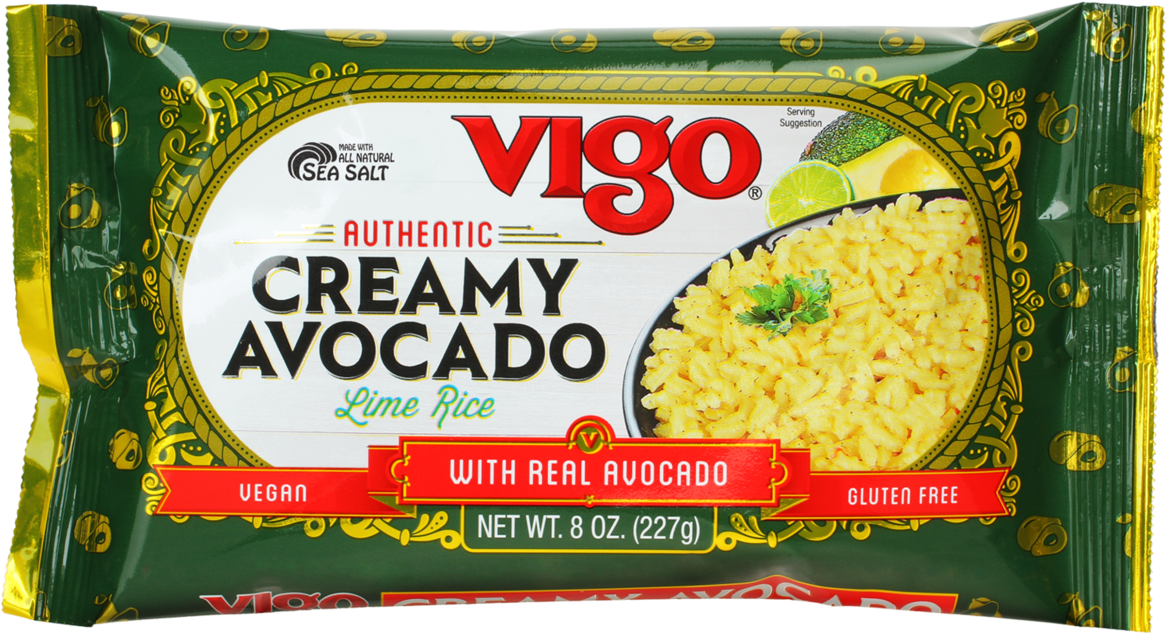 (5 pack) Vigo Creamy Avocado Lime Rice, 8 oz Bag