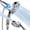 Silver, variant on Filtered Shower Head with Handheld, High Pressure 10-Spd Magnetic Handheld Showerhead, Water Softener for Hard Water Remove Chlorine and Harmful Substance, 72" Hose for Tub Pet Bathing