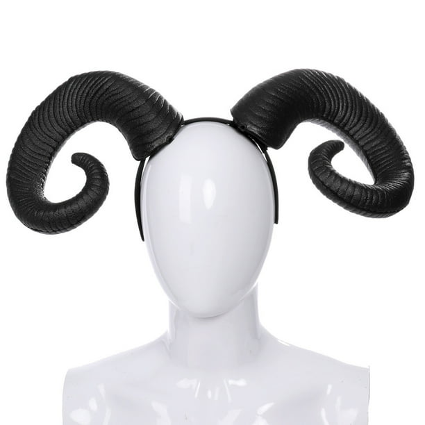 Cuerno De Oveja De Halloween Diadema De Cuernos De Demonio Diablo Para Disfraz De Halloween Cosplay Photo Props Sweethay HA046237-00