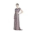 thumbnail image 3 of Adrianna Papell Robe à Paillettes Intégrales à Manches Courtes pour Femme, Lead, 10, 3 of 4