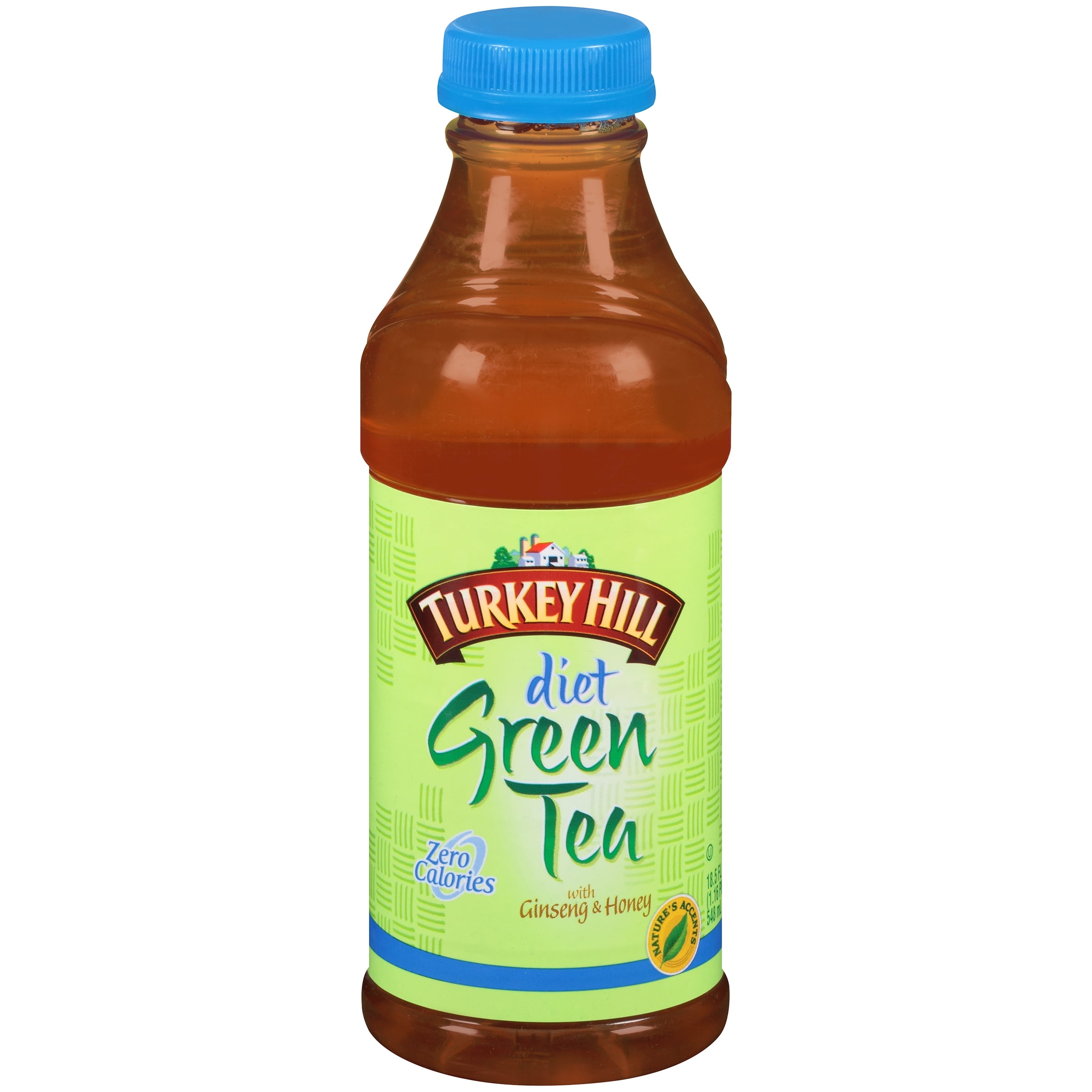 Turkey Hill Diet Green Tea with Ginseng & Honey, 18.5 Fl. Oz.