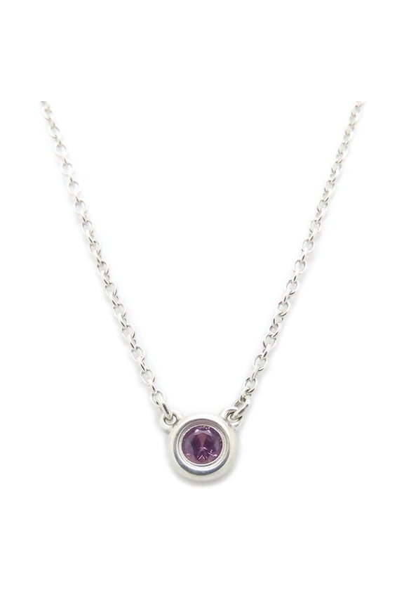 Pre-Owned TIFFANY & Co. Tiffany By the Yard Necklace, Pink Sapphire, Elsa Peretti,... (Good)