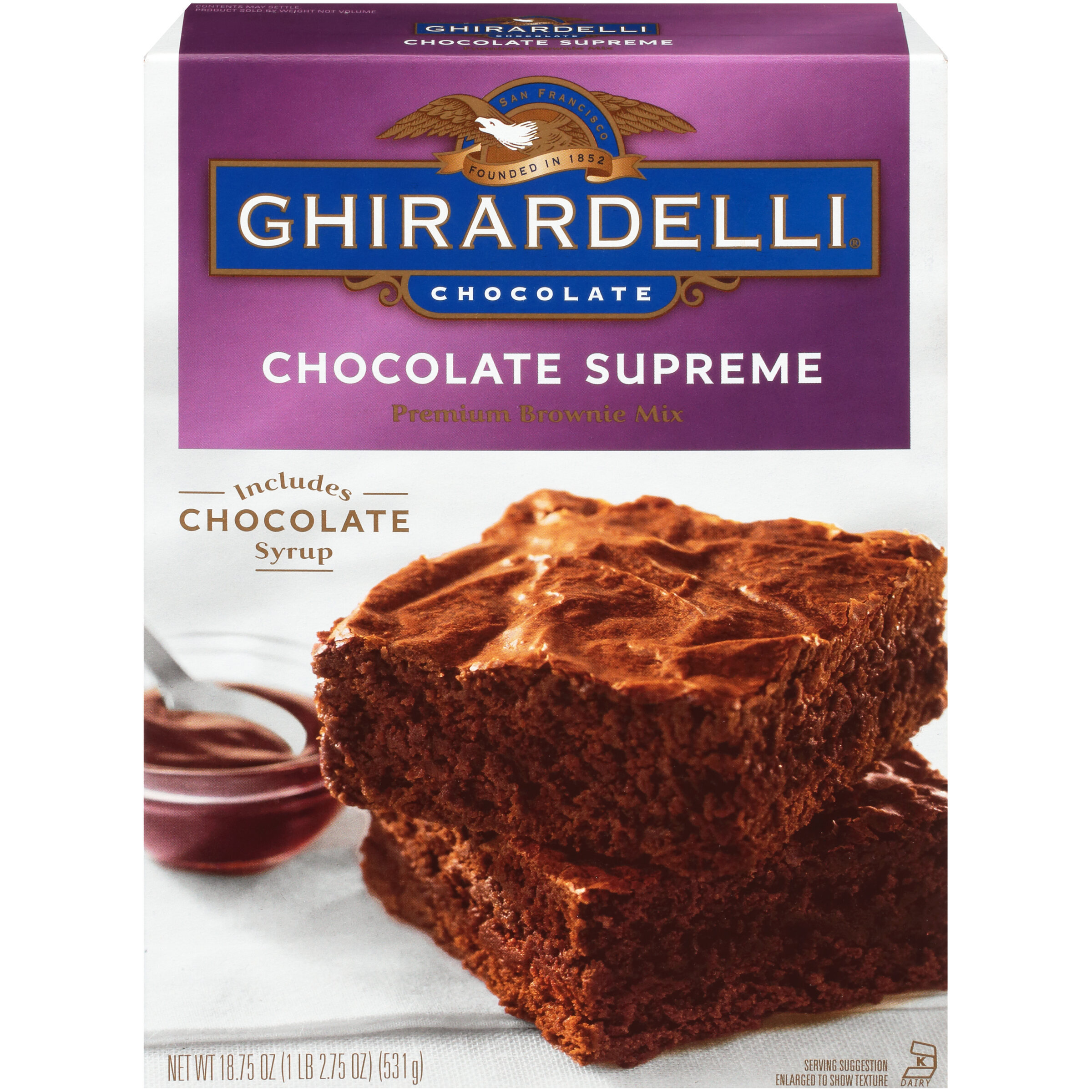 Ghirardelli® Chocolate Supreme Premium Brownie Mix 18.75 oz. Box