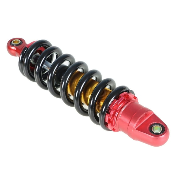 LABLT 285mm 11 Motorcycle Rear Shock Absorber Suspension Replacement for Dirt Pit Bike Kawasaki  (Red and Black)